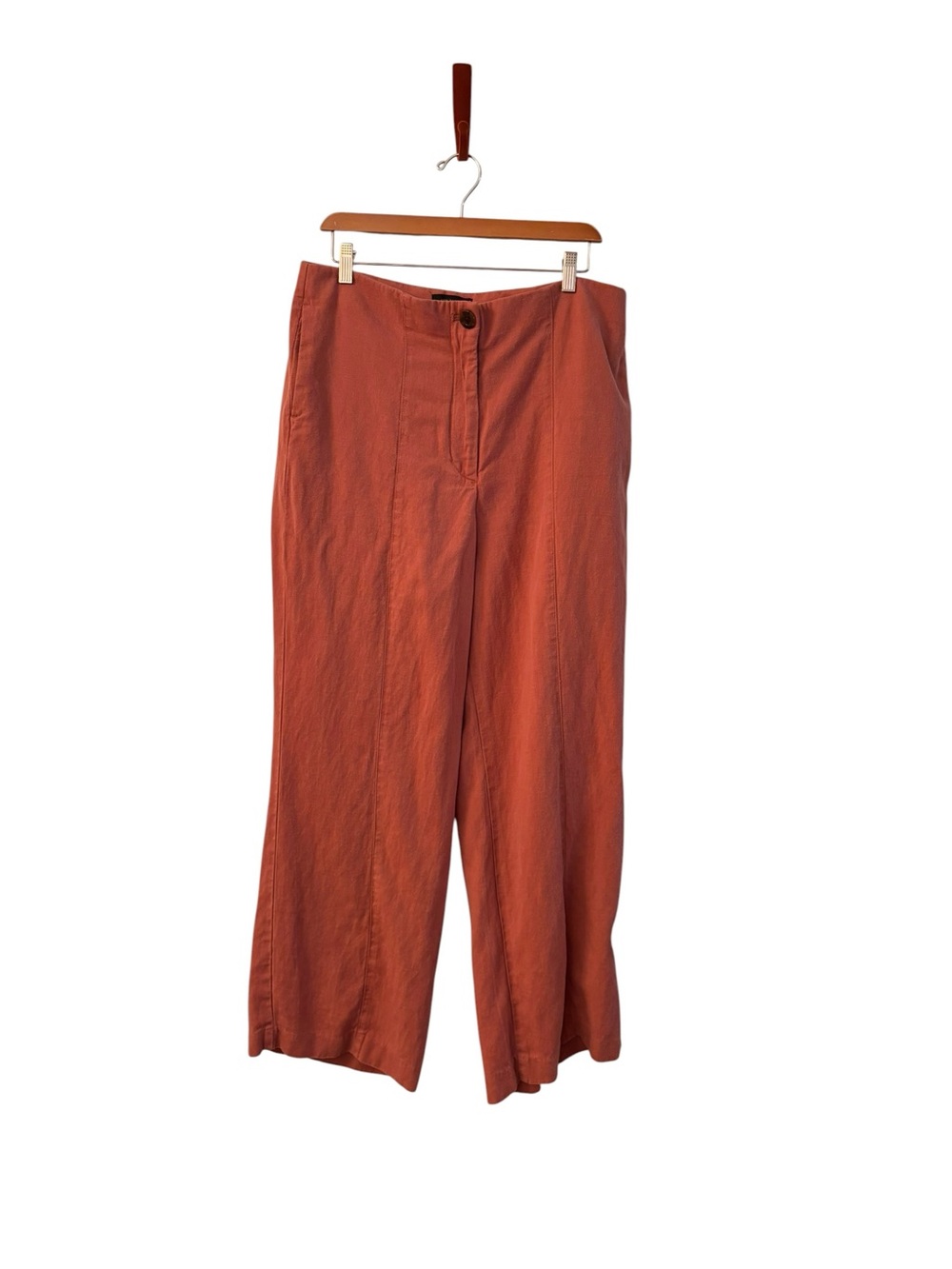 Ann Taylor Wide-Leg Pants in Rust Size 14 4 0561
